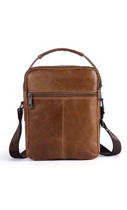 Мужская сумка-барсетка светло-коричневого цвета Vintage 14707