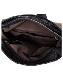 Фотография Черная кожаная мужская сумка с тиснением Vintage 14715