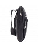 Фотография Черная кожаная мужская сумка - планшетка DESISAN 1472-101