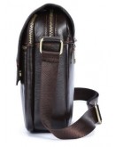 Фотография Коричневая мужская небольшая сумка кожаная Vintage 14733