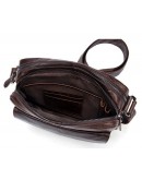 Фотография Мужская сумка кожаная коричневая Vintage 14767