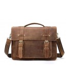 Фотография Винтажный портфель для мужчин кожаный Vintage 14775