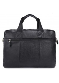 Черная кожаная сумка мужская Vintage 14801