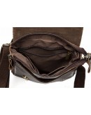 Фотография Мужская коричневая небольшая сумка на плечо Vintage 14810