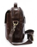 Фотография Коричневая мужская кожаная сумка - барсетка Vintage 14820