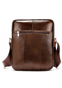 Коричневая мужская сумка на плечо Vintage 14826