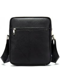 Черная кожаная сумка на плечо Vintage 14827