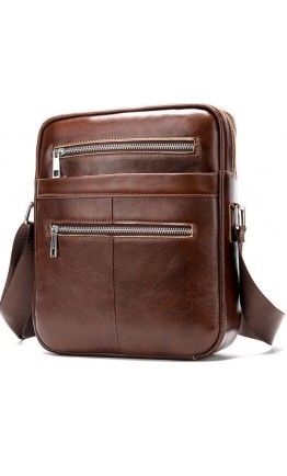 Мужская коричневая сумка на плечо Vintage 14830