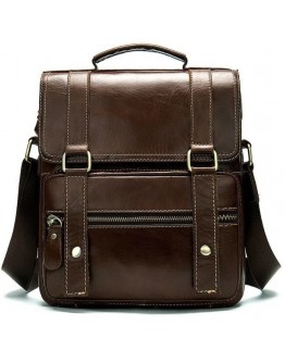 Коричневая мужская деловая сумка Vintage 14841