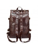 Фотография Коричневый винтажный мужской кожаный рюкзак Vintage 14843