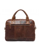 Фотография Мужская сумка кожаная коричневая Vintage 14867