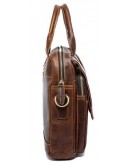 Фотография Мужская сумка кожаная коричневая Vintage 14867