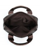 Фотография Серо-коричневая сумка кожаная формата А4 Vintage 14876