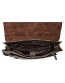 Фотография Черный мужской кожаный портфель Vintage 14878