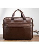 Фотография Мужская коричневая сумка под документы Vintage 14882