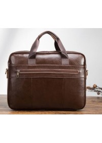 Мужская коричневая сумка под документы Vintage 14882