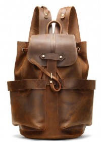 Мужской кожаный винтажный рюкзак Vintage 14888