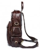 Фотография Коричневая удобная мужская кожаная сумка Vintage 14889