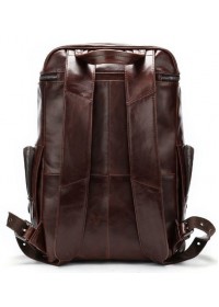 Вместительный мужской кожаный рюкзак Vintage 14892