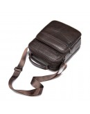 Фотография Мужская коричневая сумка на плечо Vintage 14991