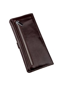Коричневый мужской бумажник SHVIGEL 16202