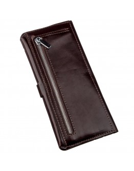 Коричневый мужской бумажник SHVIGEL 16202