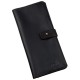 Кожаный мужской черный винтажный бумажник SHVIGEL 16209