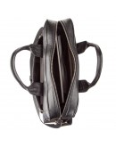 Фотография Черная фирменная деловая кожаная сумка KARYA 17284