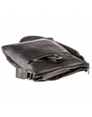 Фотография Мужская сумка-планшет черная кожаная KARYA 17288