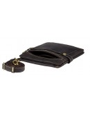 Фотография Темно-коричневая кожаная сумка планшетка Visconti 18512 - Neo (M) Slim Bag (Oil Brown)