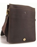 Фотография Темно-коричневая мужская сумка на плечо Visconti 18563 Leo (Oil Brown)
