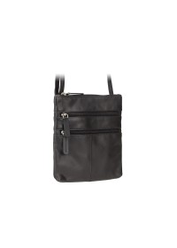 Черная наплечная сумка Visconti 18606 Slim Bag (Black)