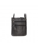 Фотография Черная наплечная сумка Visconti 18606 Slim Bag (Black)