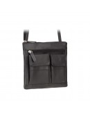 Фотография Черная сумка на плечо Visconti 18608 Slim Bag (Black)