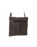 Фотография Темно-коричневая сумка на плечо Visconti 18608 Slim Bag (Oil Brown)