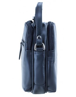 Синяя женская небольшая фирменная сумка Visconti 18939 Holly (Navy)