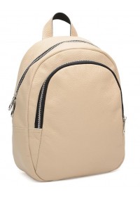 Женский кожаный бежевый рюкзак Ricco Grande 1l600-beige