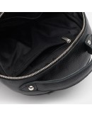 Фотография Кожаный женский черный рюкзачек Ricco Grande 1l605bl-black