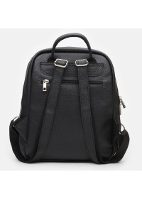 Кожаный черный женский рюкзак Ricco Grande 1l606-black