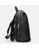Фотография Кожаный черный женский рюкзак Ricco Grande 1l606-black