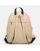 Фотография Кожаный женский рюкзак бежевого цвета Ricco Grande 1l655-beige