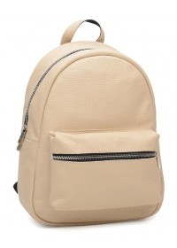 Кожаный женский рюкзак бежевого цвета Ricco Grande 1l655-beige