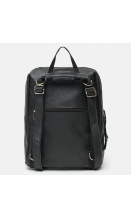 Женский кожаный рюкзак черный Ricco Grande 1l656-black