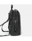 Фотография Женский кожаный рюкзак черный Ricco Grande 1l656-black