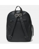 Фотография Женский черный кожаный рюкзак Ricco Grande 1l658-black