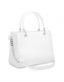 Фотография Женская белая кожаная сумка Ricco Grande 1l797rep-white