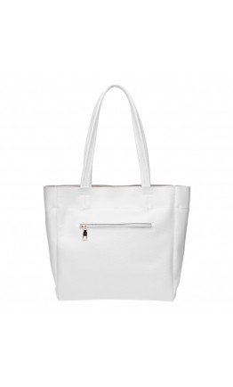 Кожаная женская белая сумка Ricco Grande 1L926-white