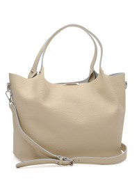 Женская кожаная бежевая сумка Ricco Grande 1l943FL-beige