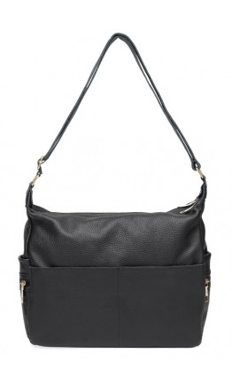 Удобная женская кожаная сумка Ricco Grande 1L947-black