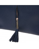 Фотография Синяя женская кожаная сумка Ricco Grande 1L953-blue